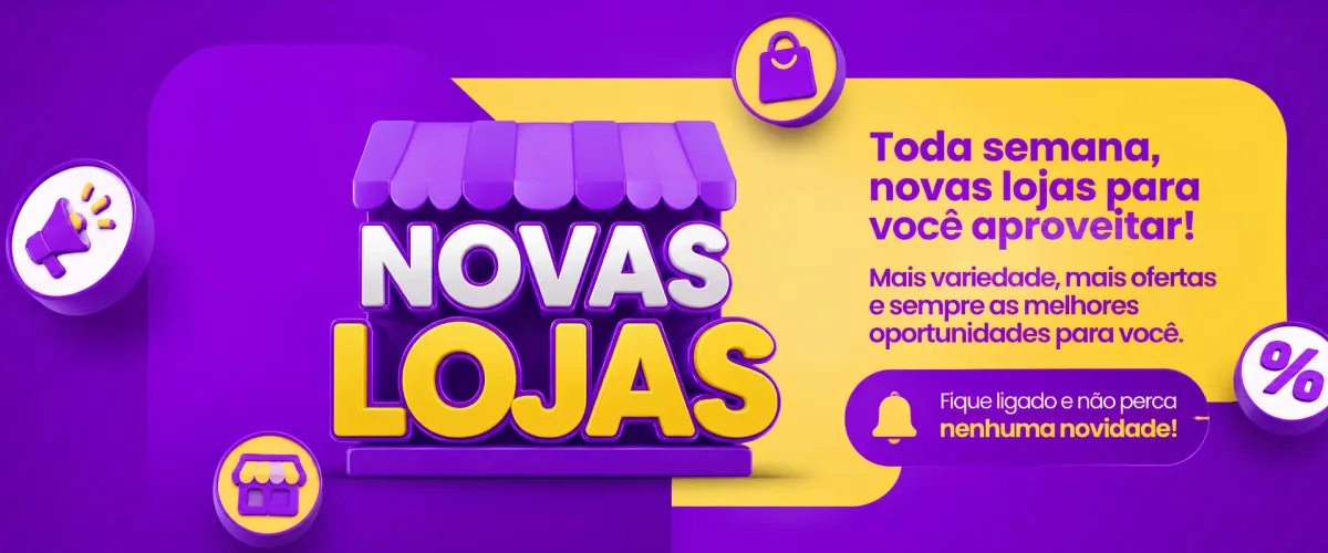 Novas lojas